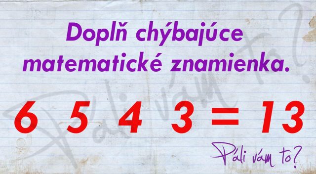 Doplň znamienka