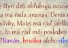 Obľúbené ovocie