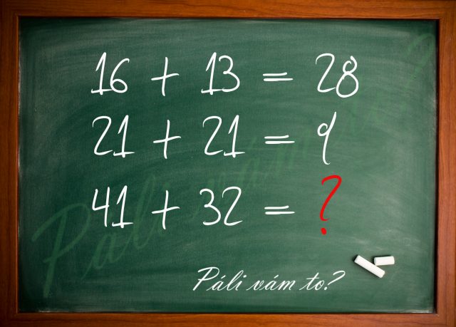 Matematický hlavolam – príklady